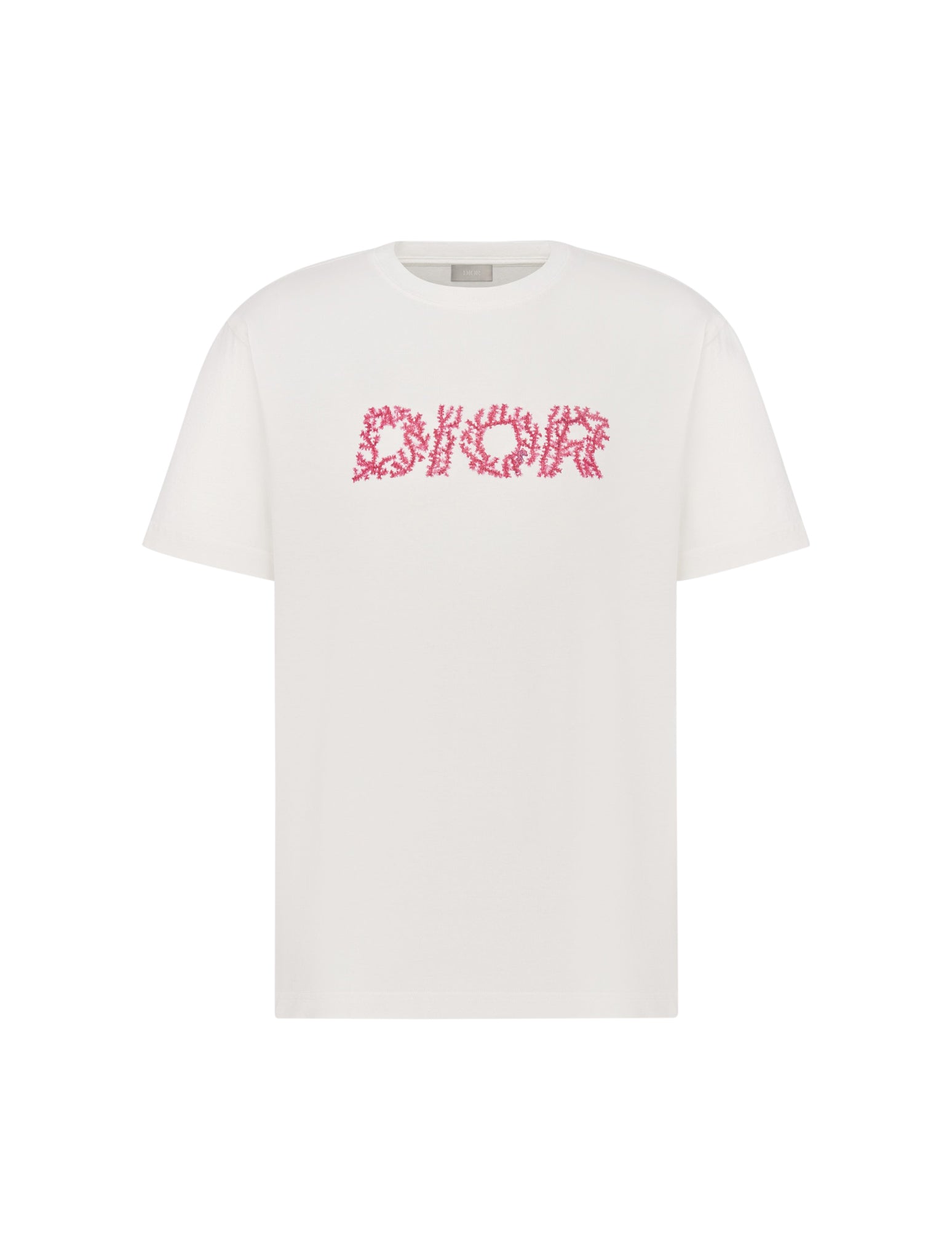 DIOR Italic T-shirt with coral motif