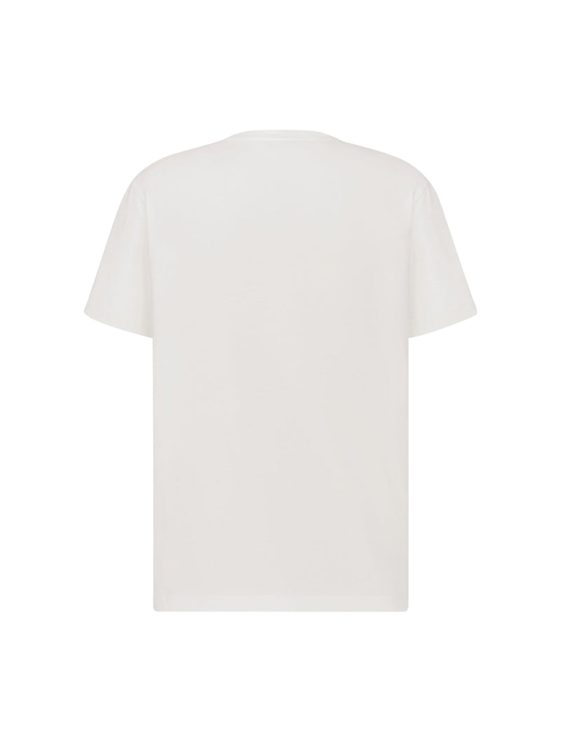 DIOR Italic T-shirt with coral motif