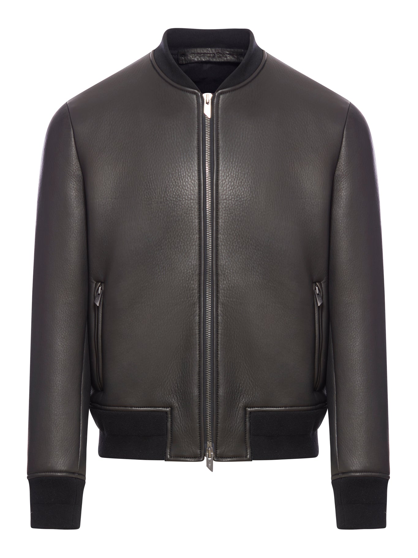 Leather Bomber Jacket