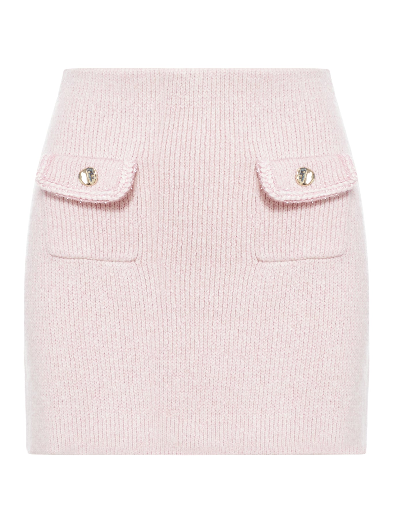 Knitted mini skirt