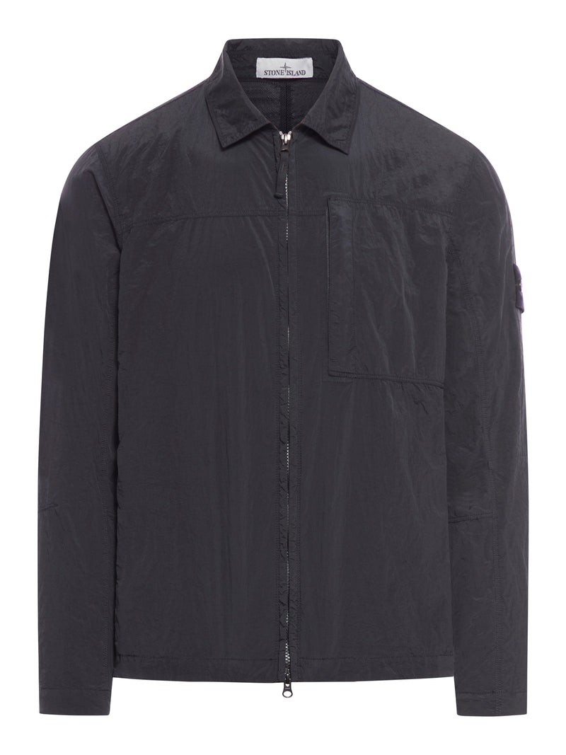 overshirt in technical fabric