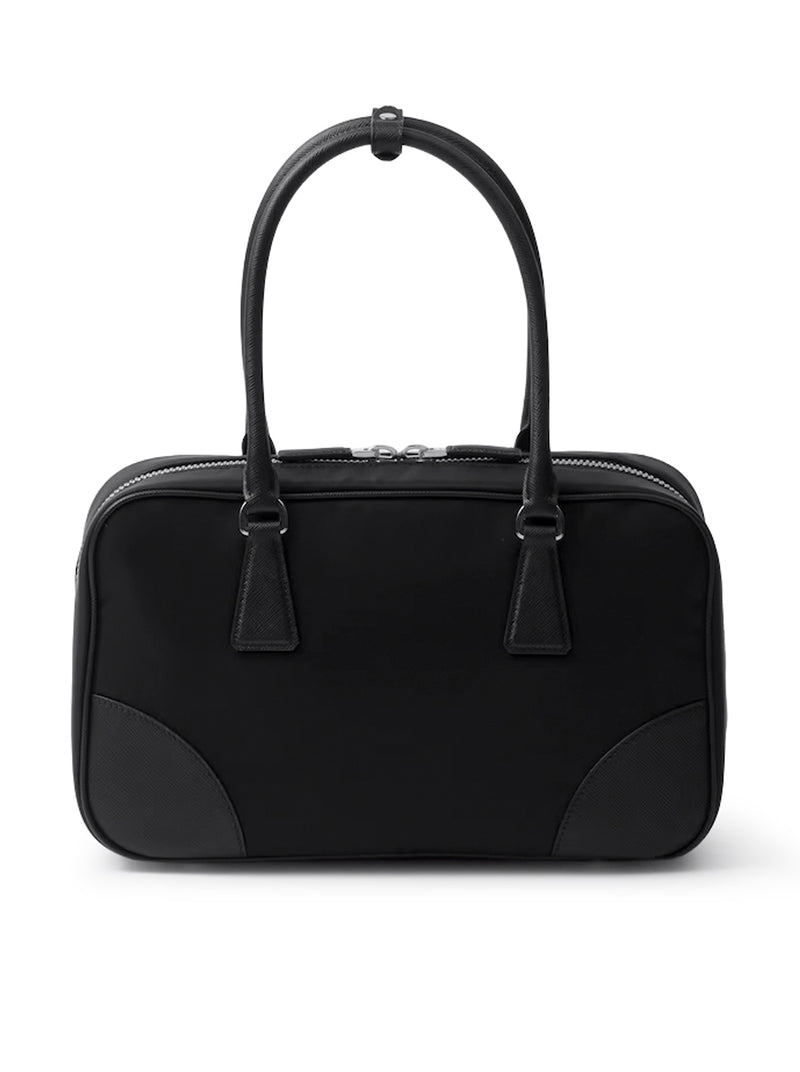 RE-EDITION 1978 MEDIUM TOP BAG IN RE-NYLON AND SAFFIANO