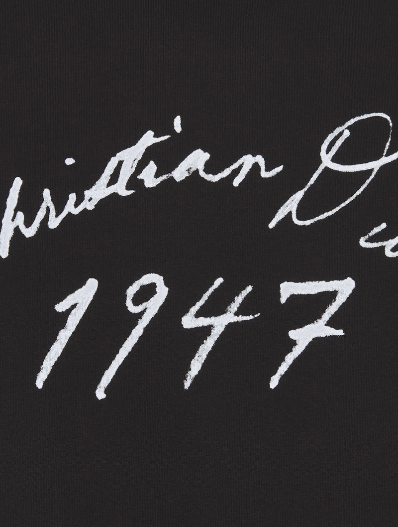 Relaxed fit T-shirt with handwritten Christian Dior signature