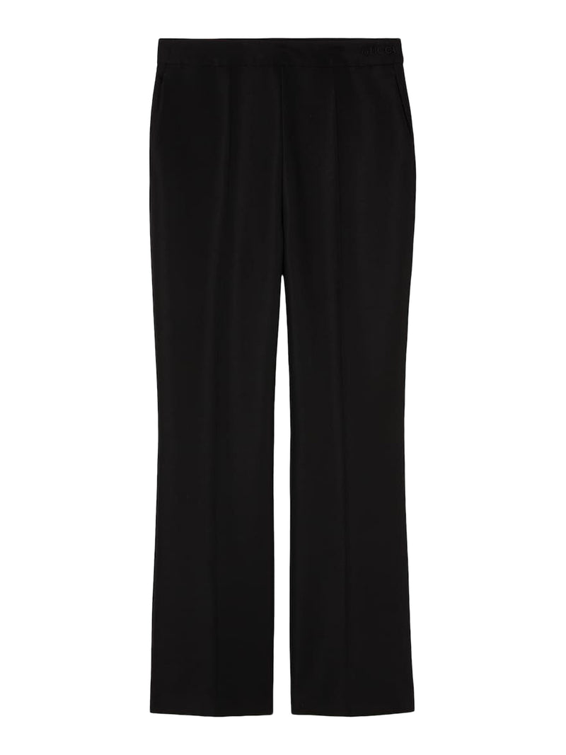 WOOL PANT WITH GUCCI EMBROIDERY