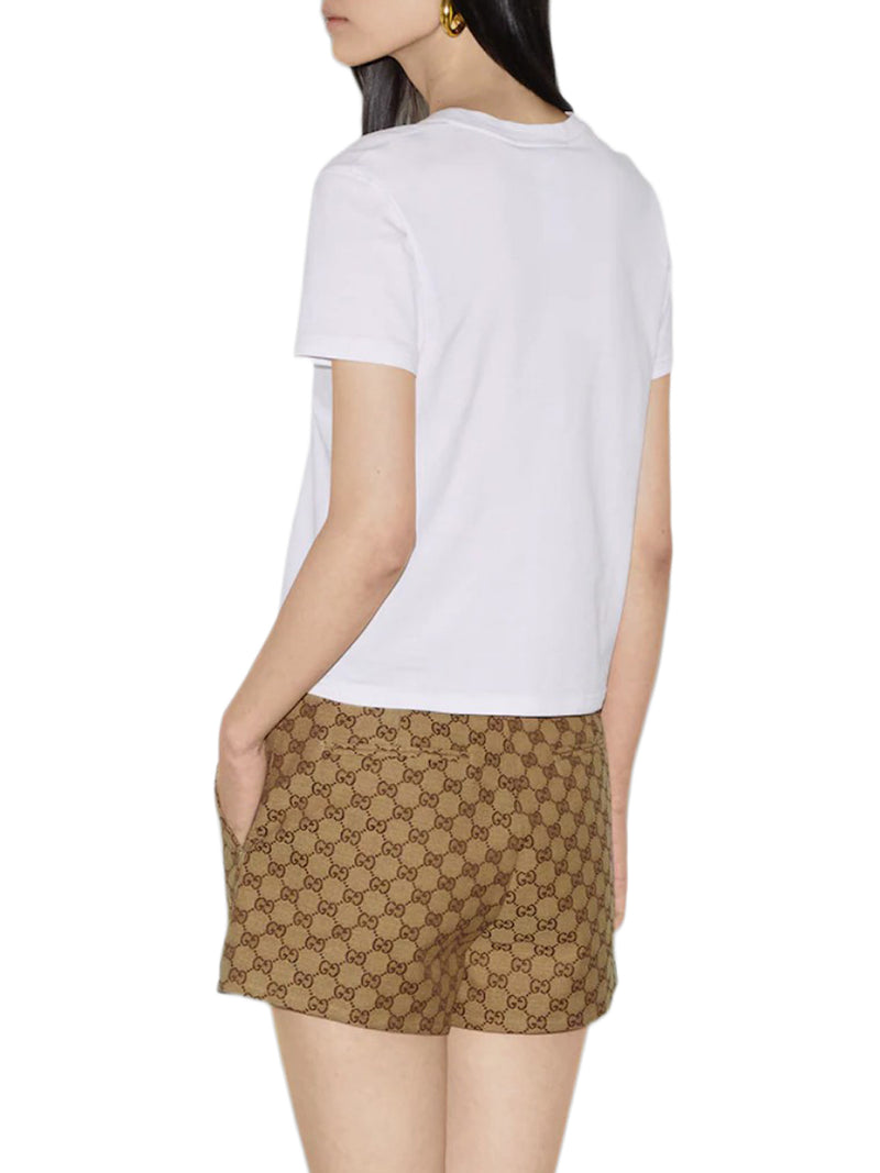 PRINTED COTTON JERSEY T-SHIRT