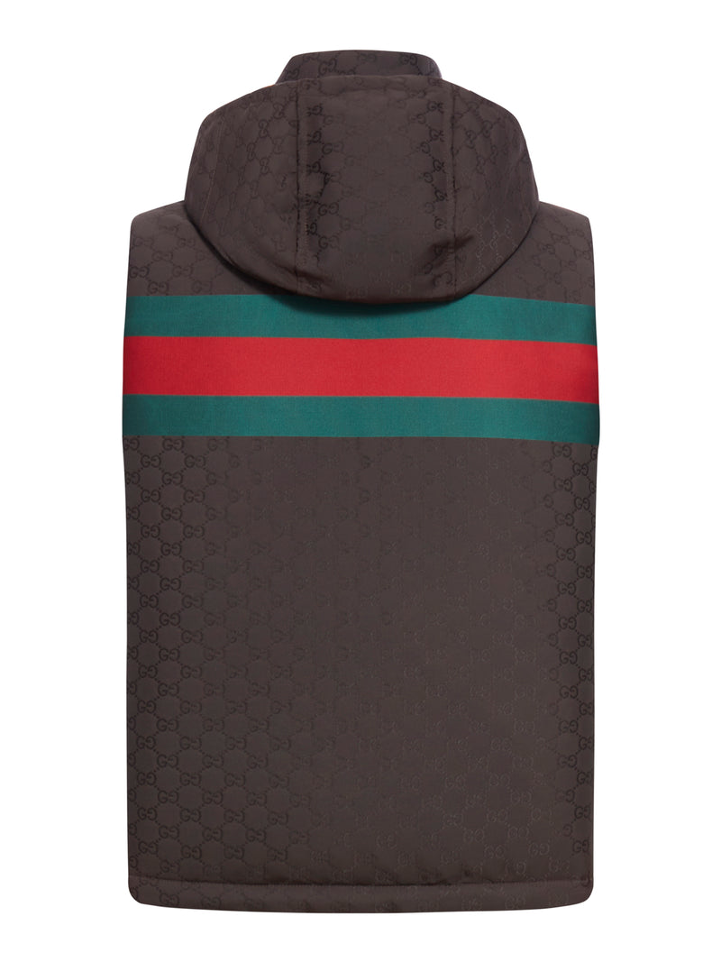 Gucci vest with web band