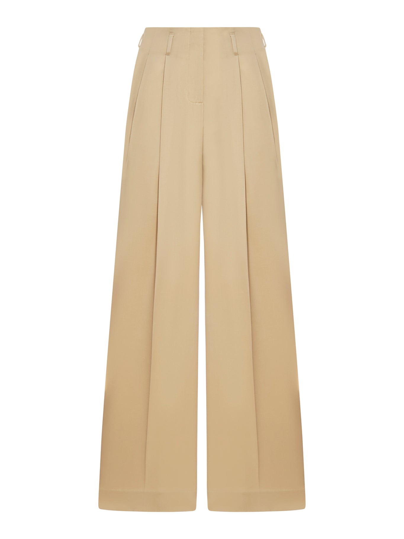 Women`s wool gabardine trousers