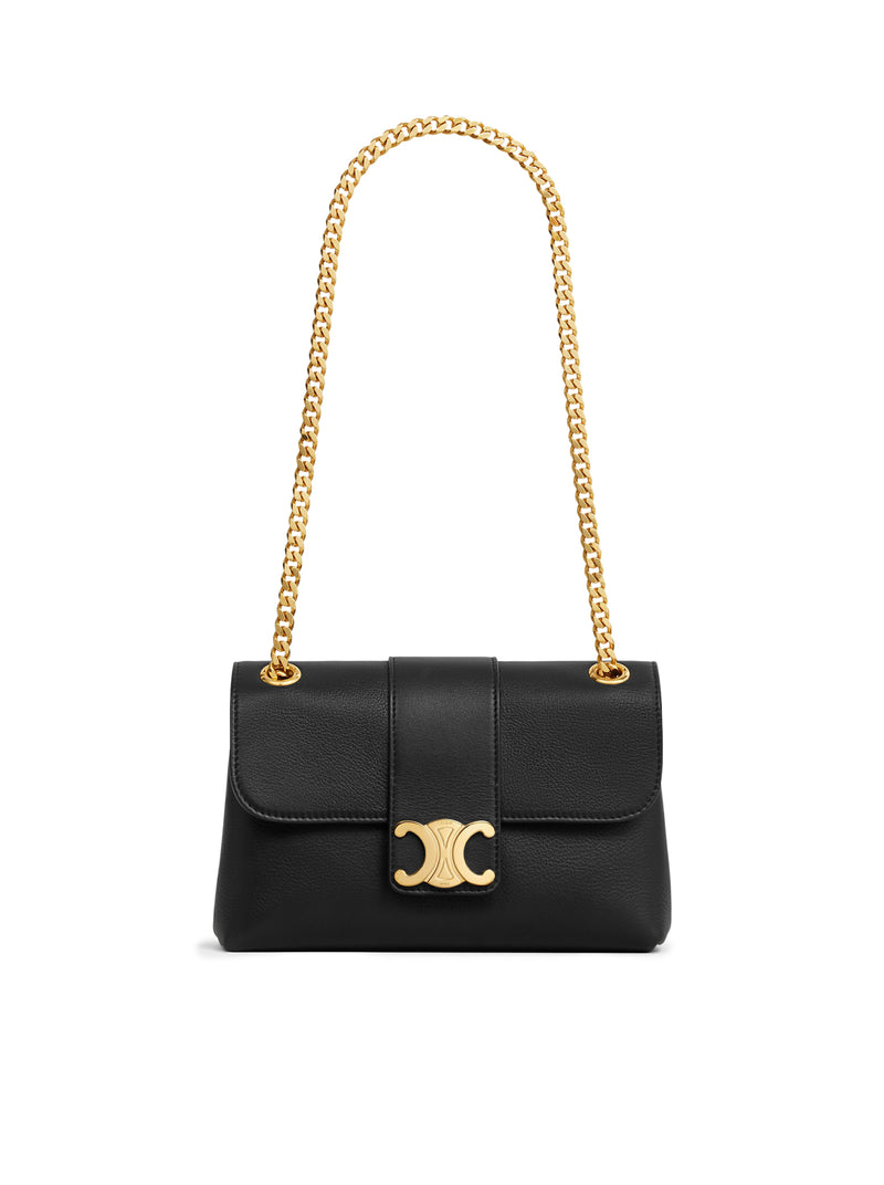 CELINE VICTOIRE TEEN BAG IN SOFT BLACK CALF LEATHER