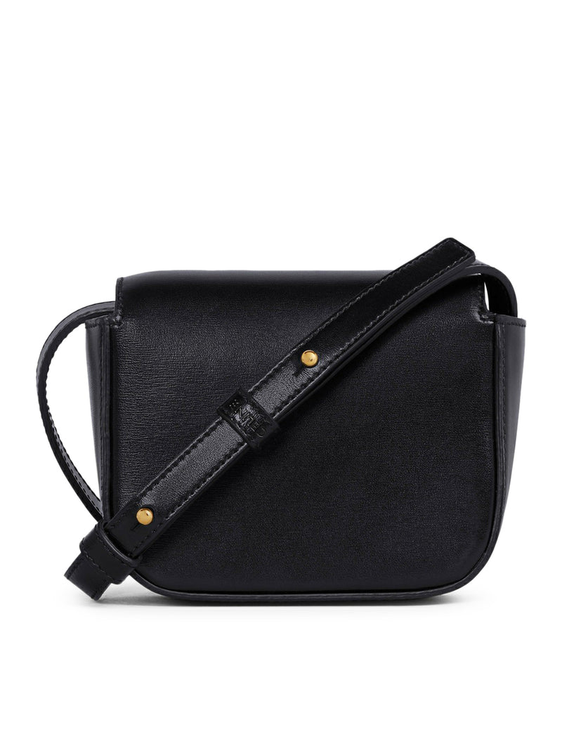 CLAUDE MINI BAG IN POLISHED CALF LEATHER BLACK