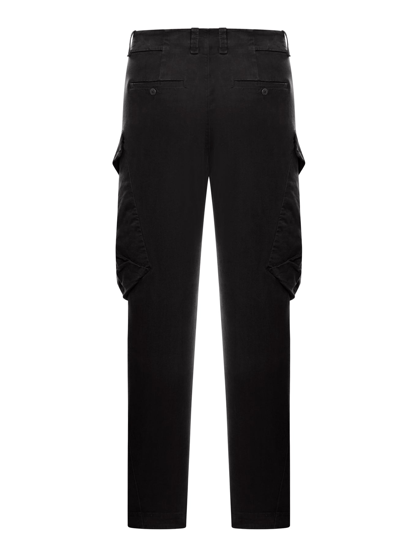 Regular fit cargo trousers in tencell and modal stretch frosted