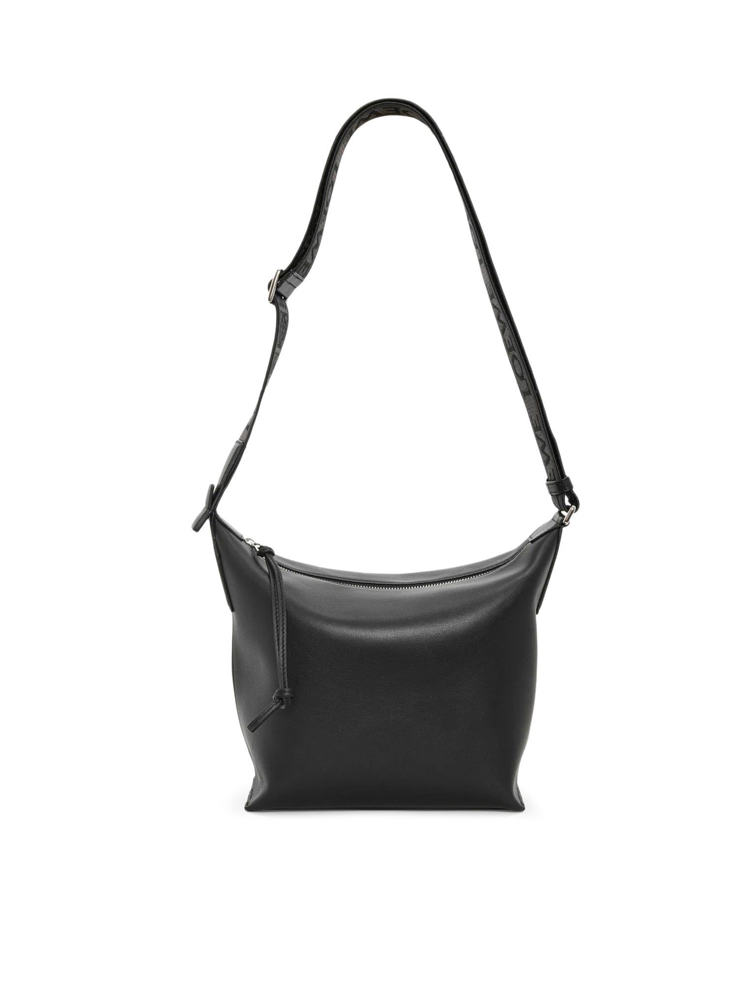 SMALL CUBI SHOULDER BAG IN SMOOTH CALFSKIN AND JACQUARD