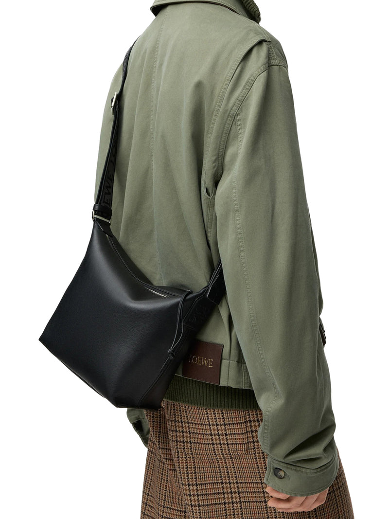 SMALL CUBI SHOULDER BAG IN SMOOTH CALFSKIN AND JACQUARD