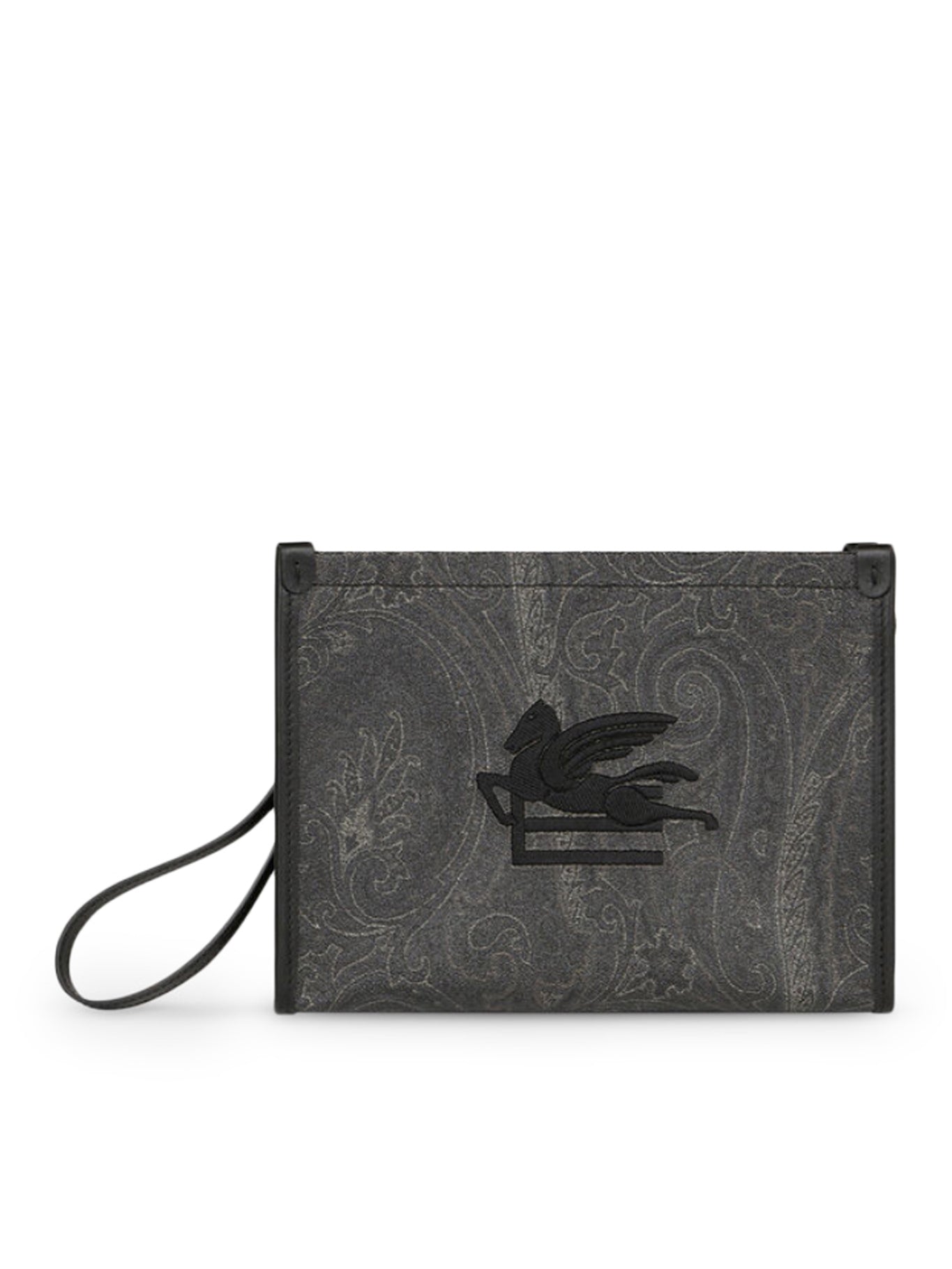 MEDIUM PAISLEY POUCH WITH PEGASO