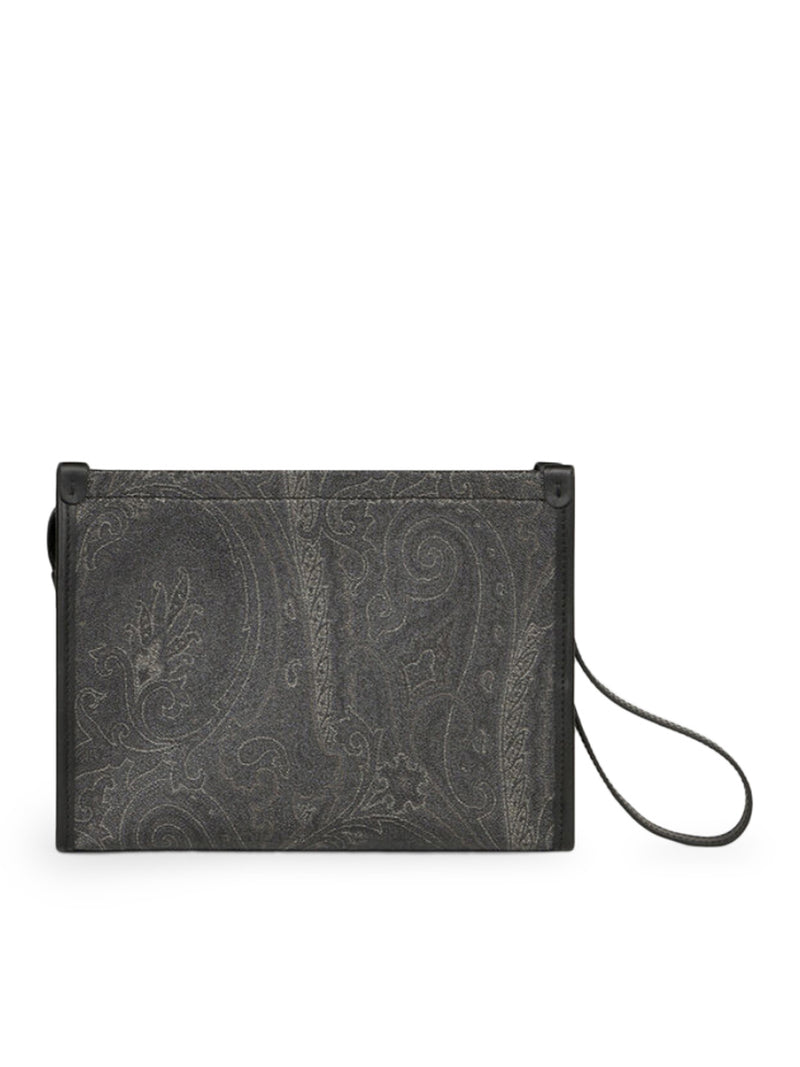 MEDIUM PAISLEY POUCH WITH PEGASO