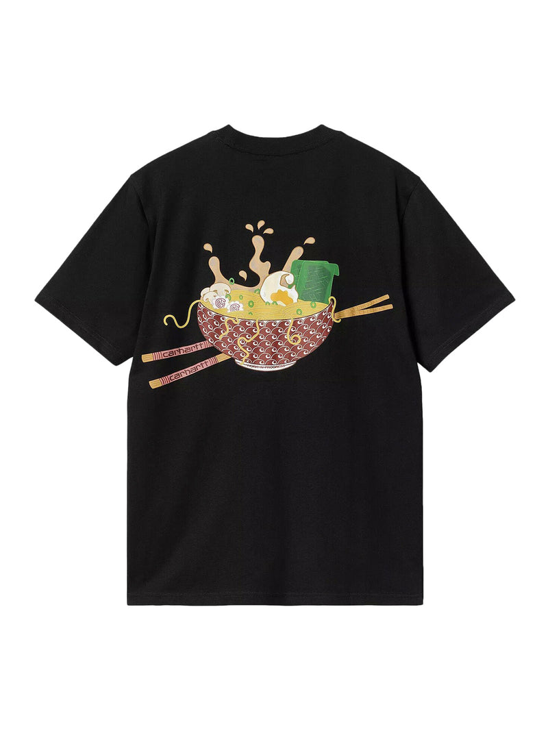 T-shirt with Noodle Soup print