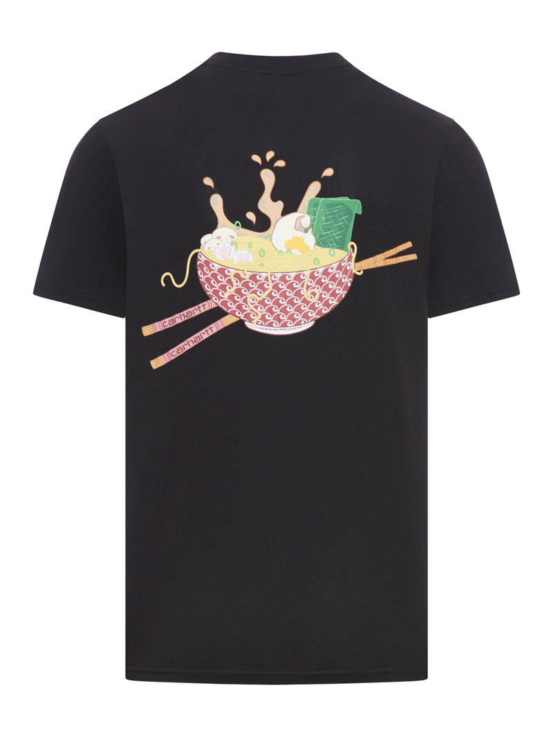 T-shirt with Noodle Soup print