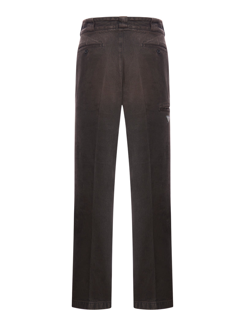 Cotton chino trousers