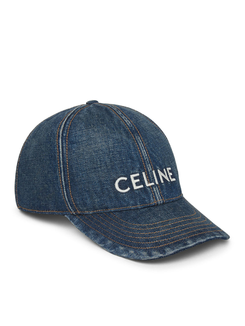 CELINE BASEBALL HAT WITH TRAIL WASH TRAIL WASHING