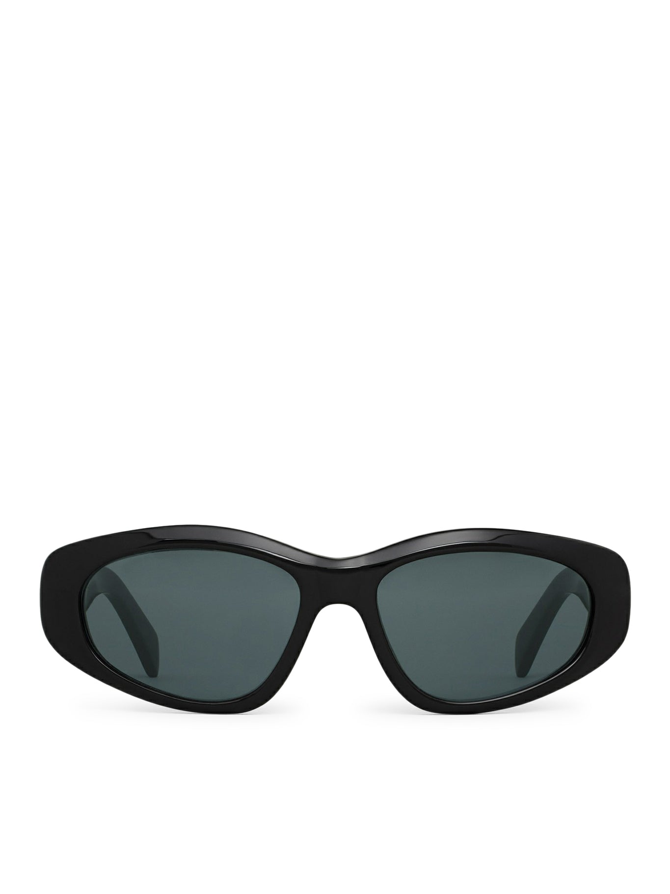 CELINE MONOCHROMS 07 SUNGLASSES IN ACETATE BLACK