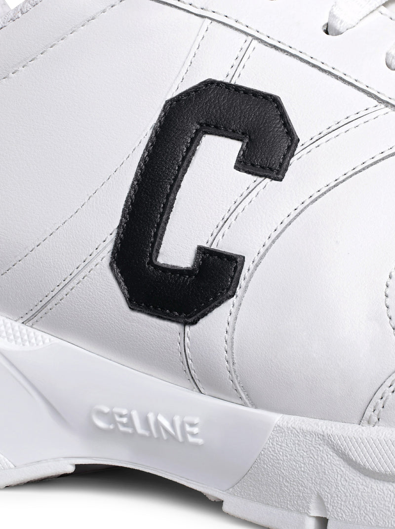 CELINE RUNNER CR-02 LOW LACE-UP SNEAKER IN CALFSKIN