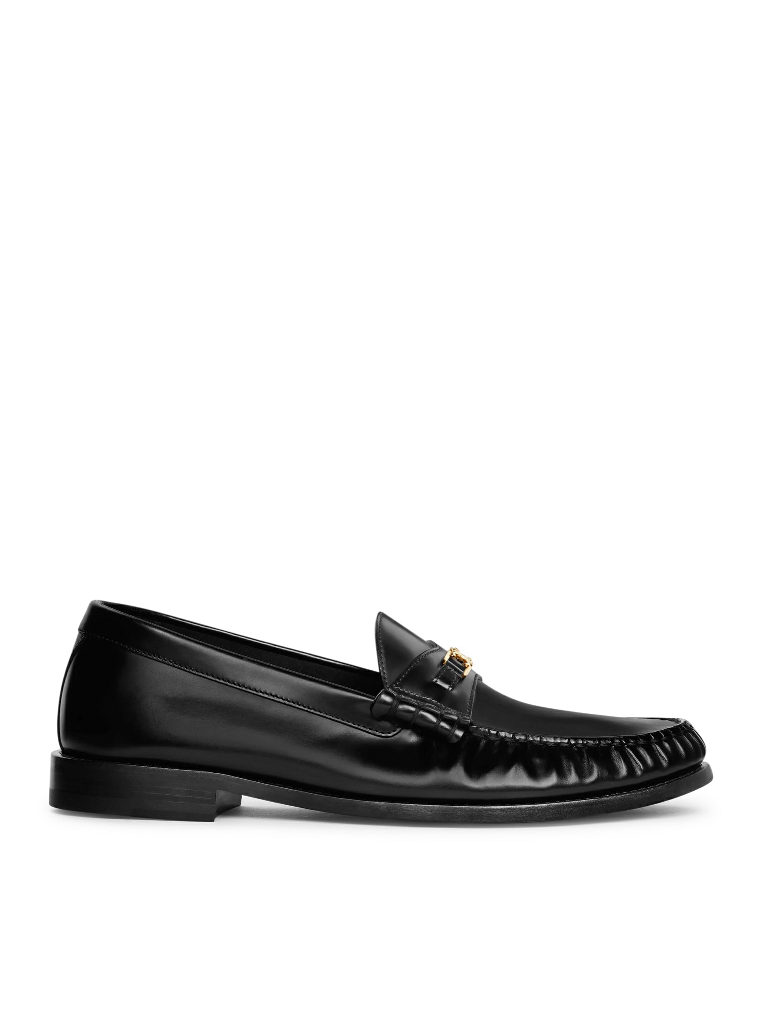 TRIOMPHE CELINE LUCO LOAFERS IN POLISHED BULLS LEATHER