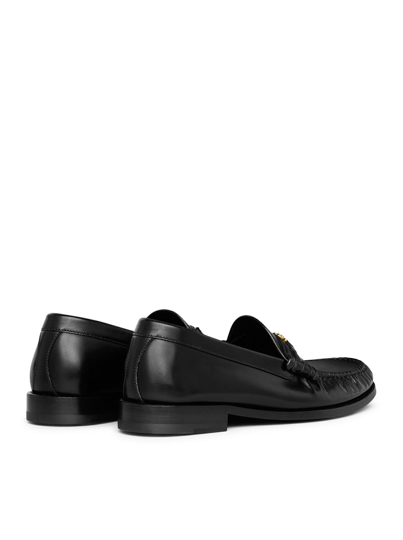 TRIOMPHE CELINE LUCO LOAFERS IN POLISHED BULLS LEATHER