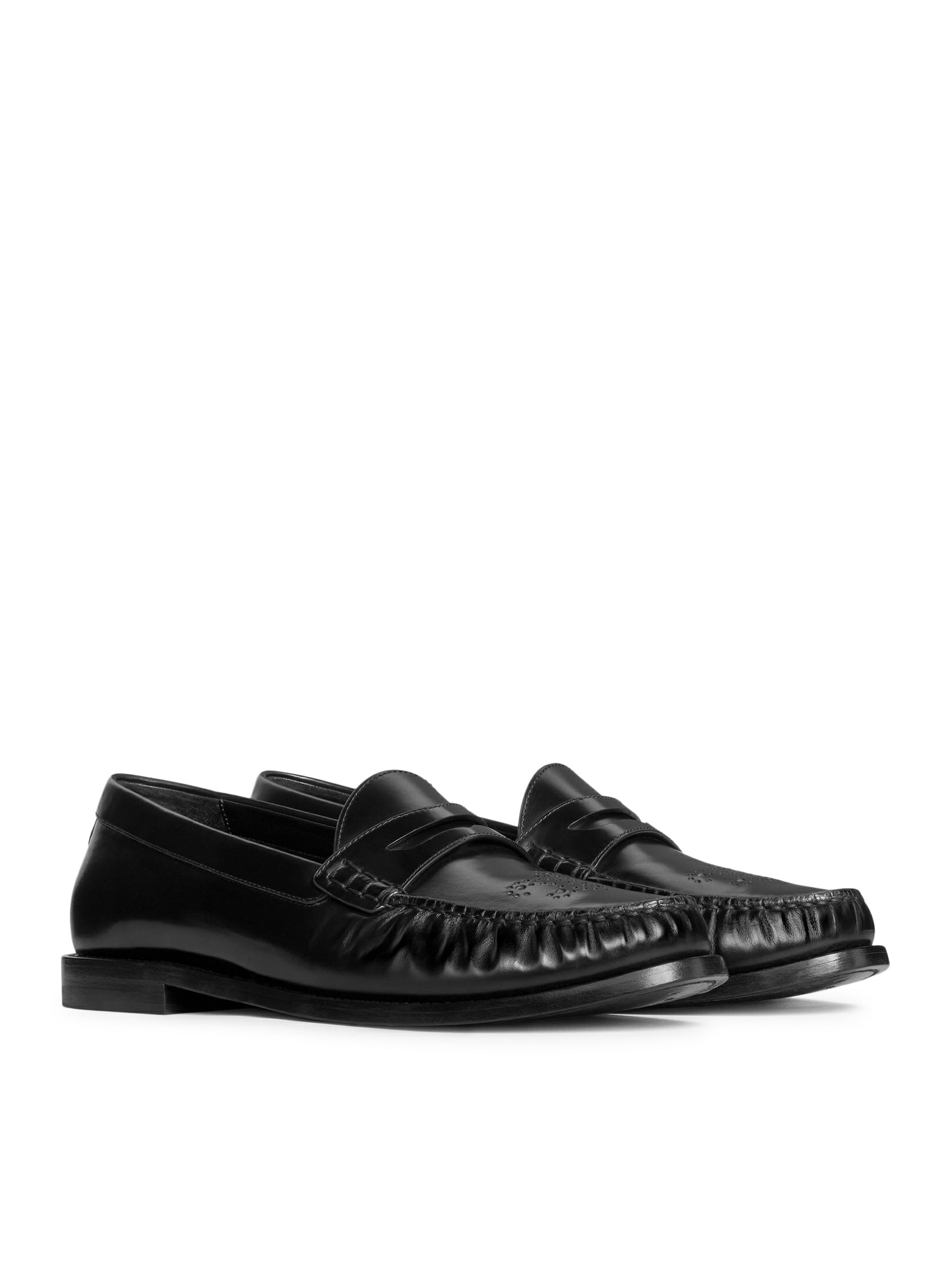 CELINE VIVIENNE SHINY BULL LEATHER LOAFER