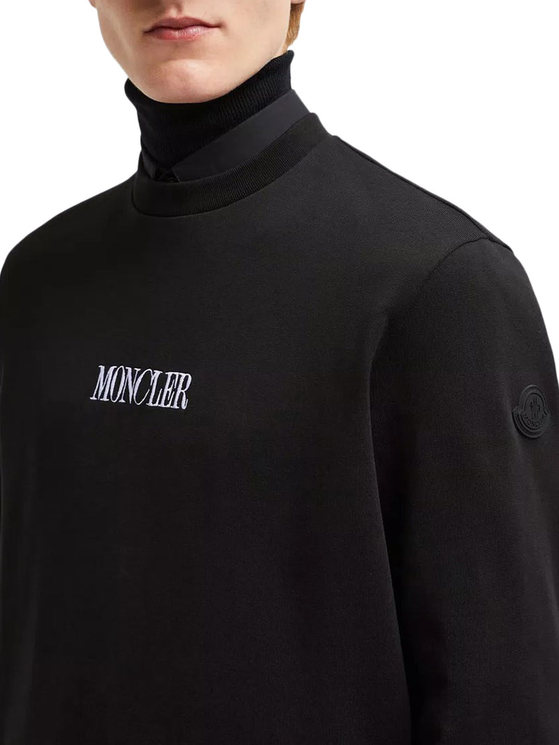 EMBROIDERED LOGO SWEATSHIRT