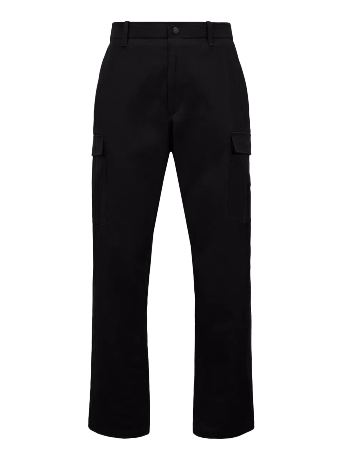 COTTON GABARDINE CARGO TROUSERS