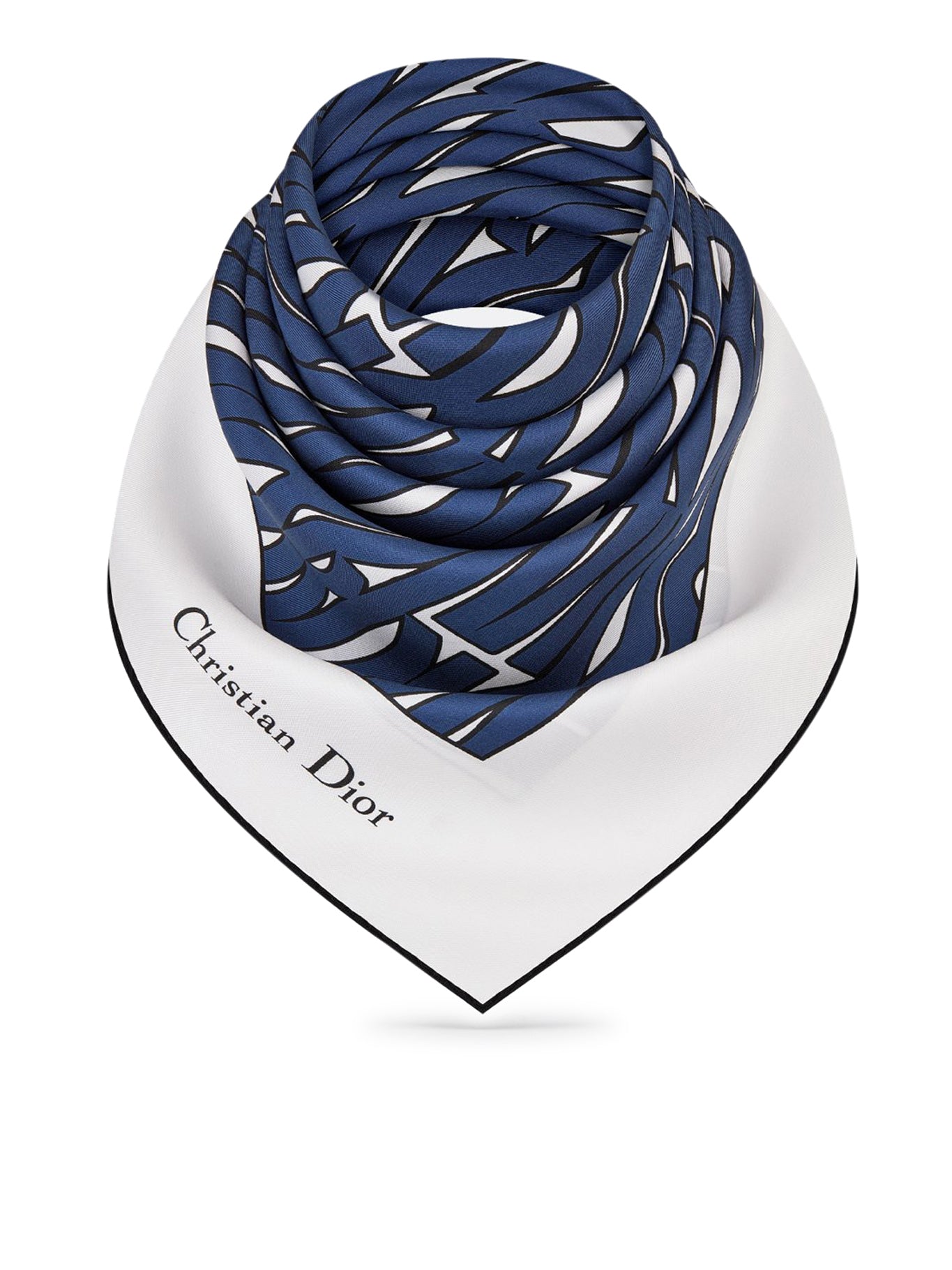 Miss Dior Allover 90 Square Scarf