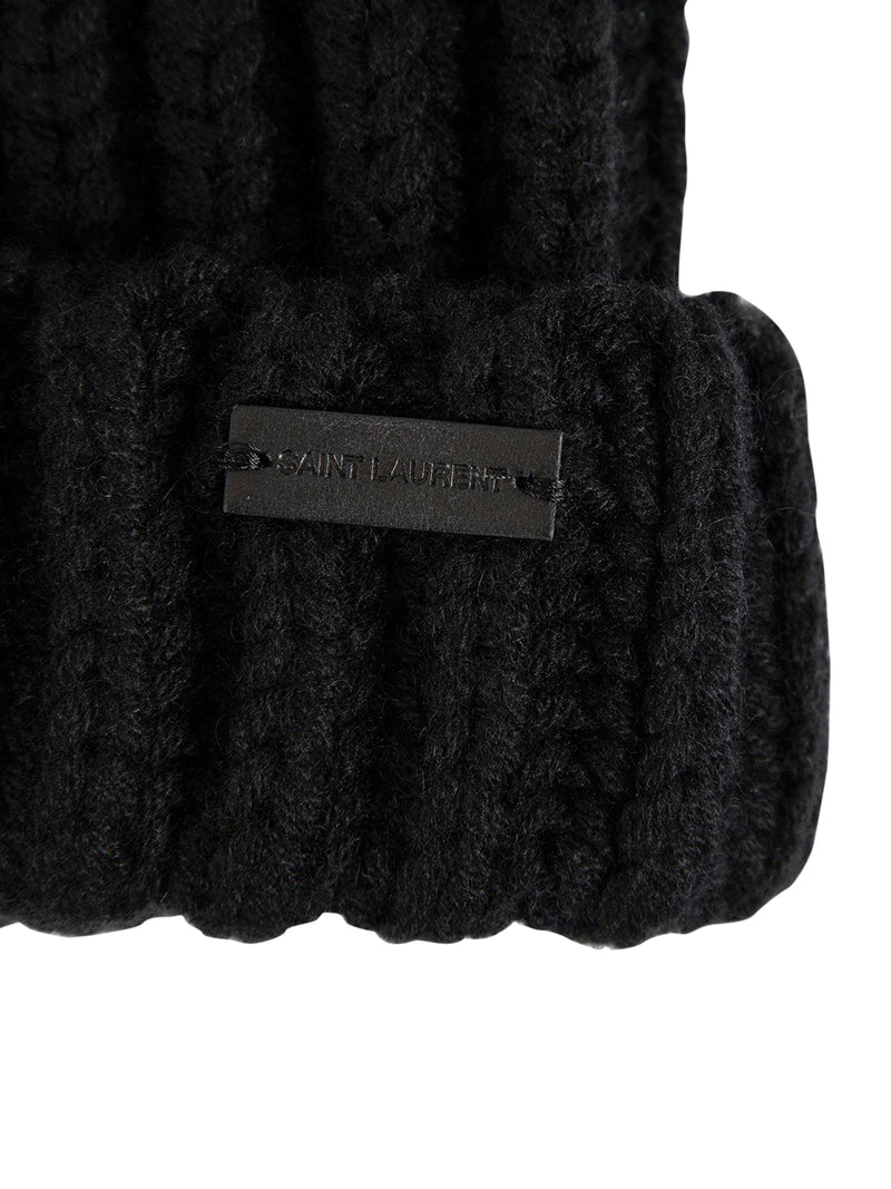 100% CASHMERE KNIT HAT