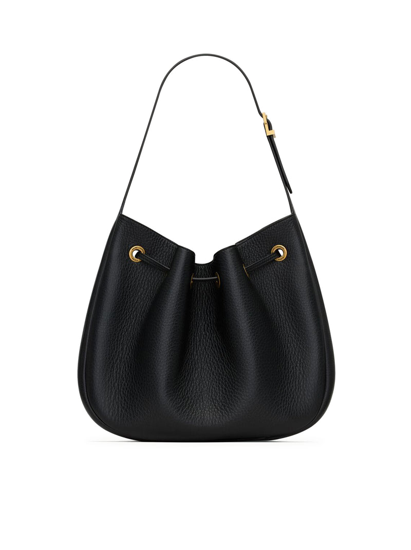 PARIS VII SMALL GRAINED LEATHER HOBO