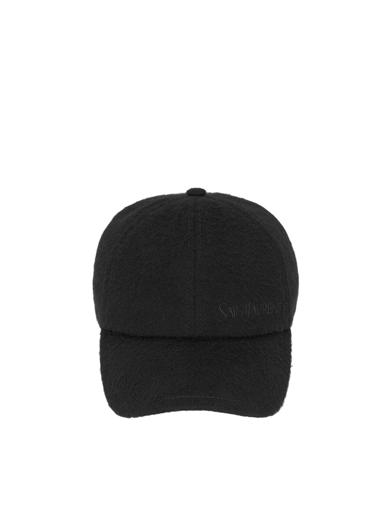 VINTAGE SAINT LAURENT CASHMERE BASEBALL CAP