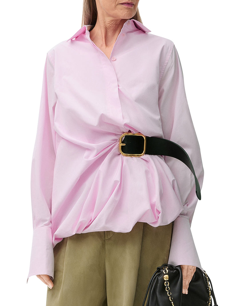 Cotton Belted Shirt