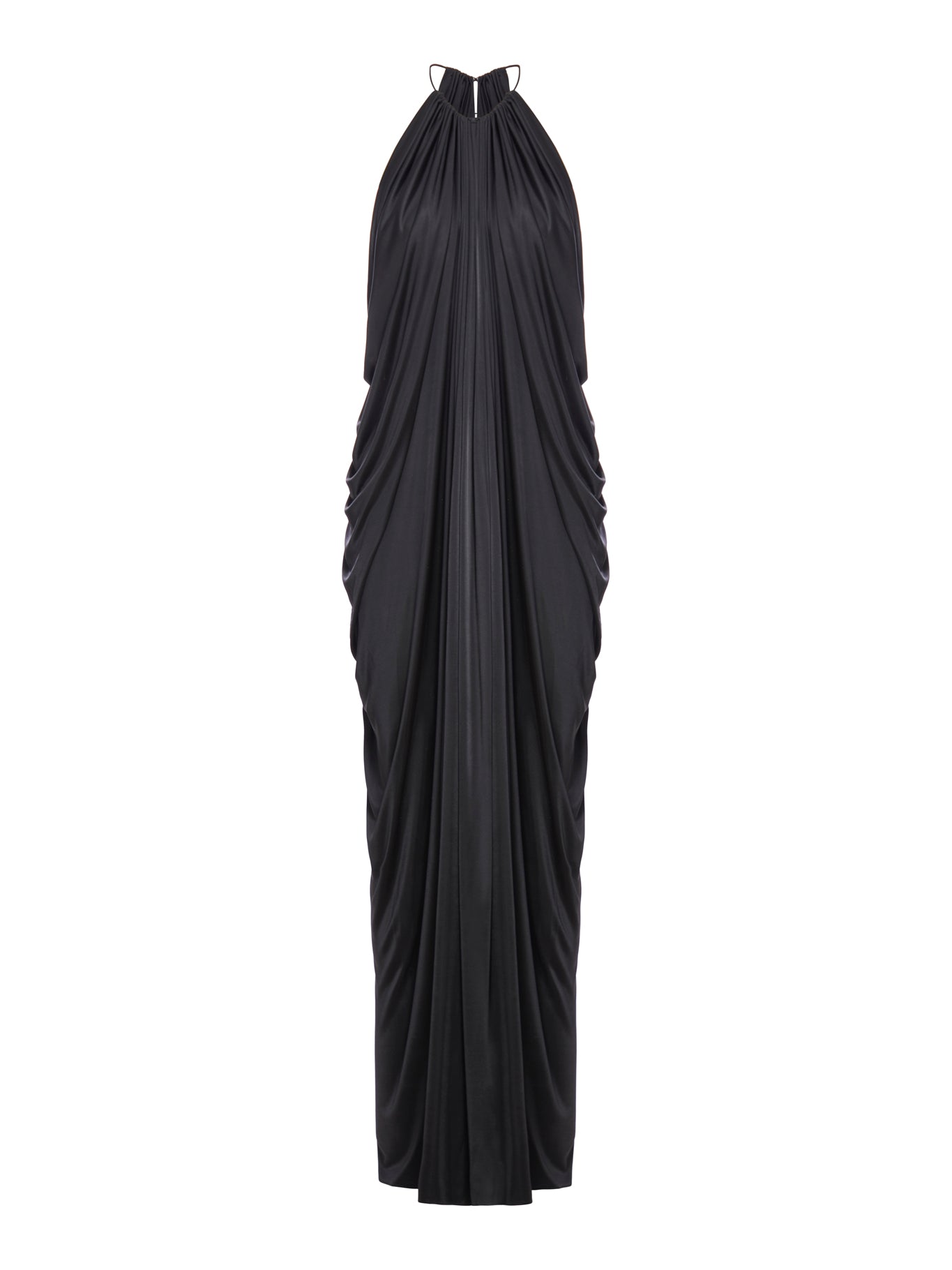 DRAPED VISCOSE DRESS