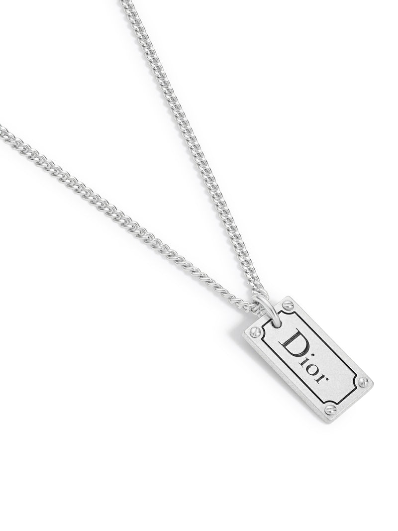 Dior platelet pendant necklace