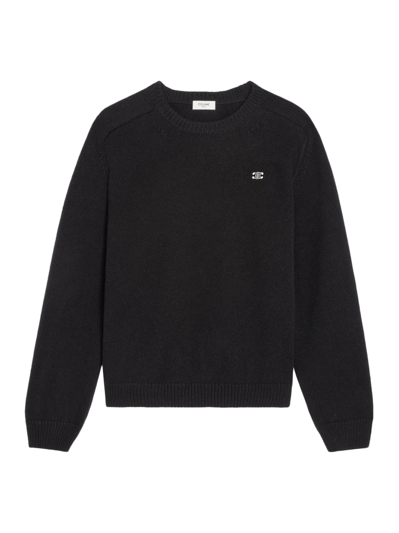 TRIOMPHE CREW NECK SWEATER IN WOOL AND CASHMERE