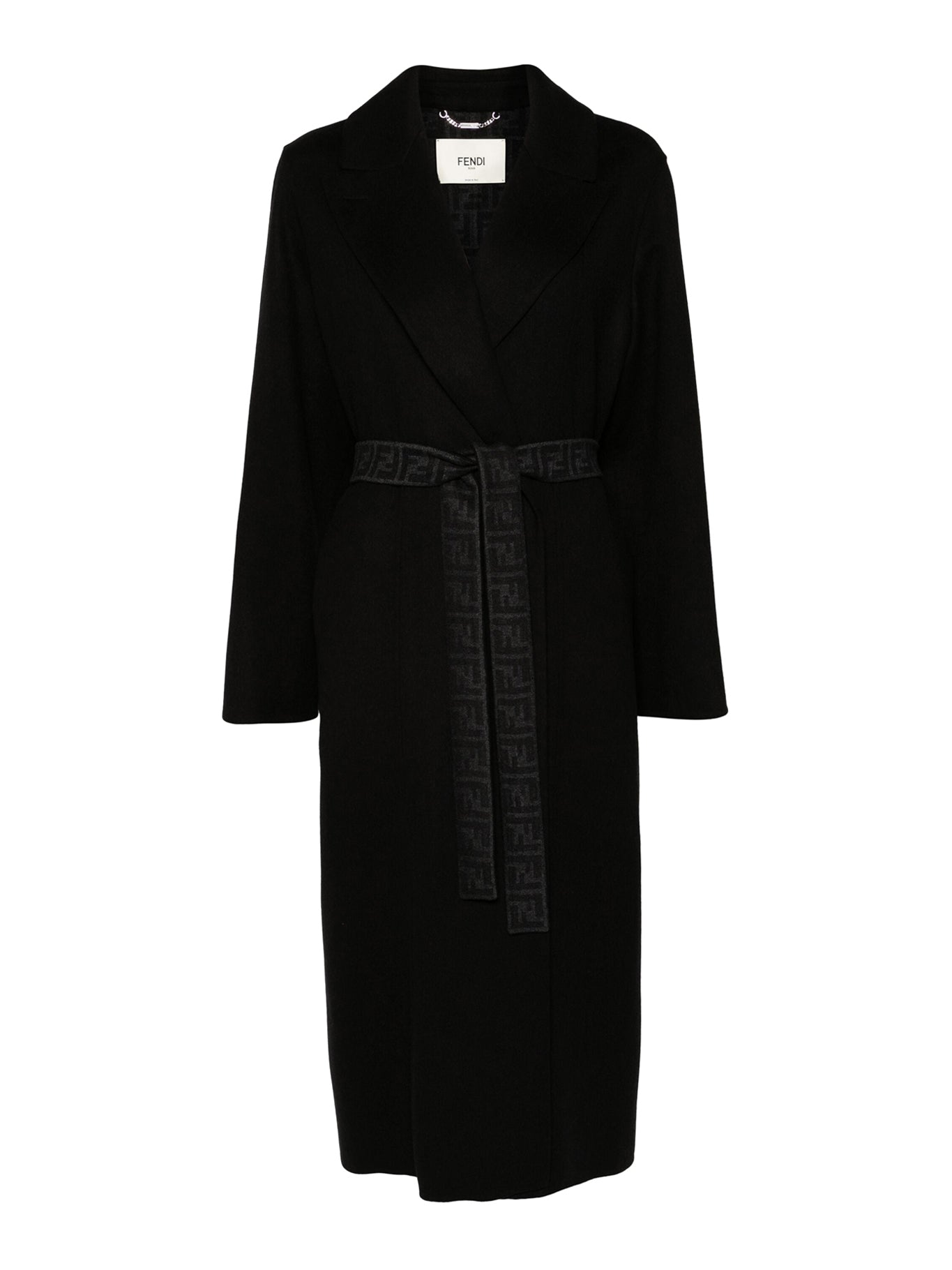 Black wool coat