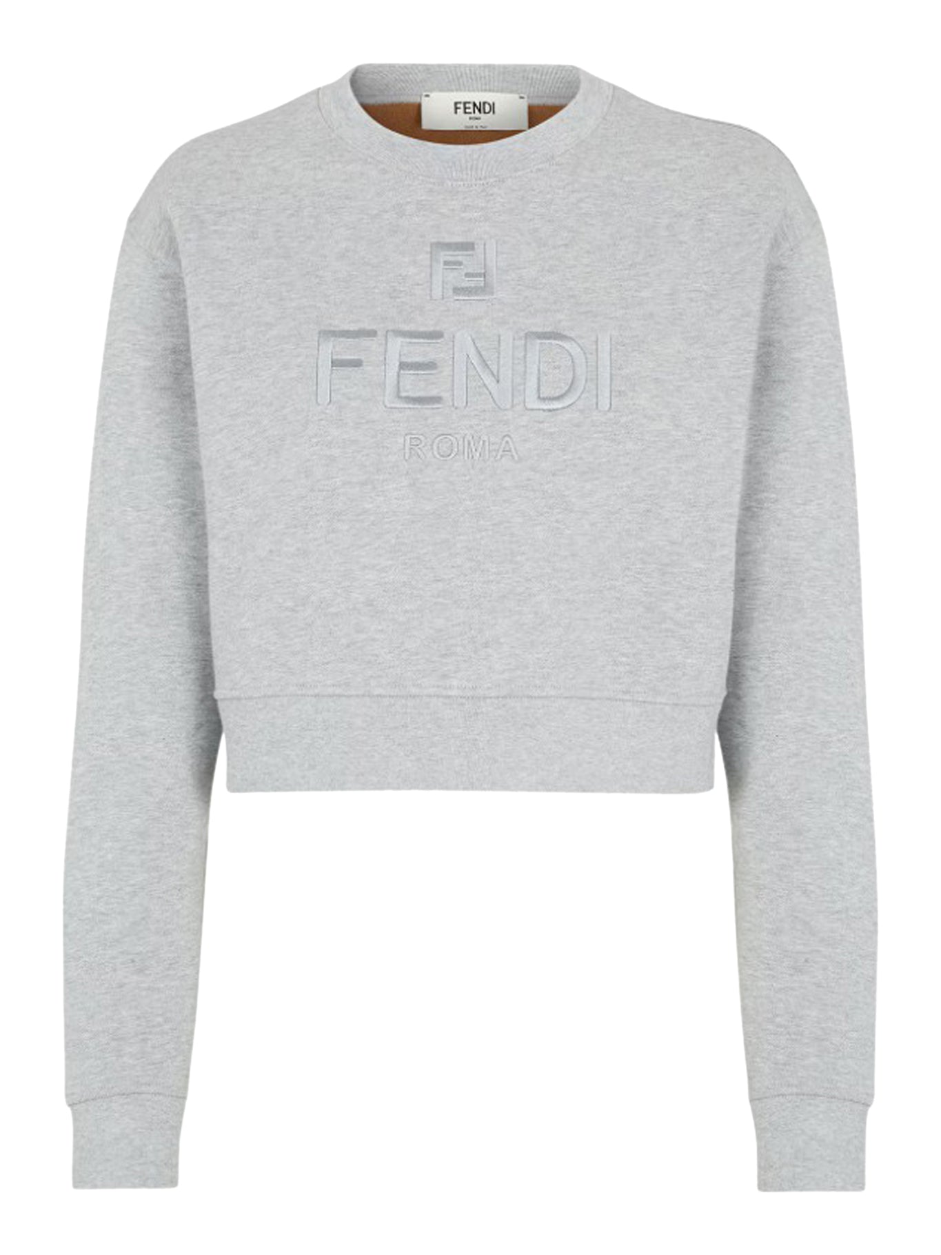 Gray jersey sweatshirt