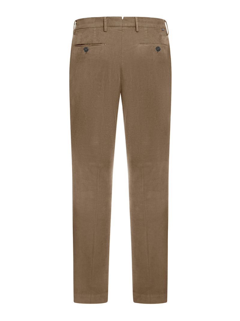 COTTON TROUSERS WITH PLEATS