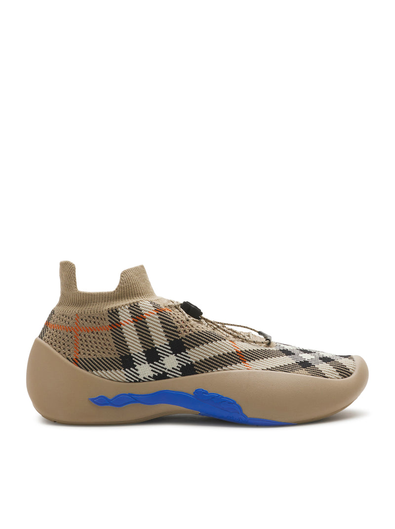 Neptune sneakers in checked mesh