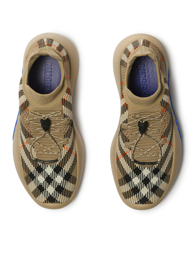 Neptune sneakers in checked mesh