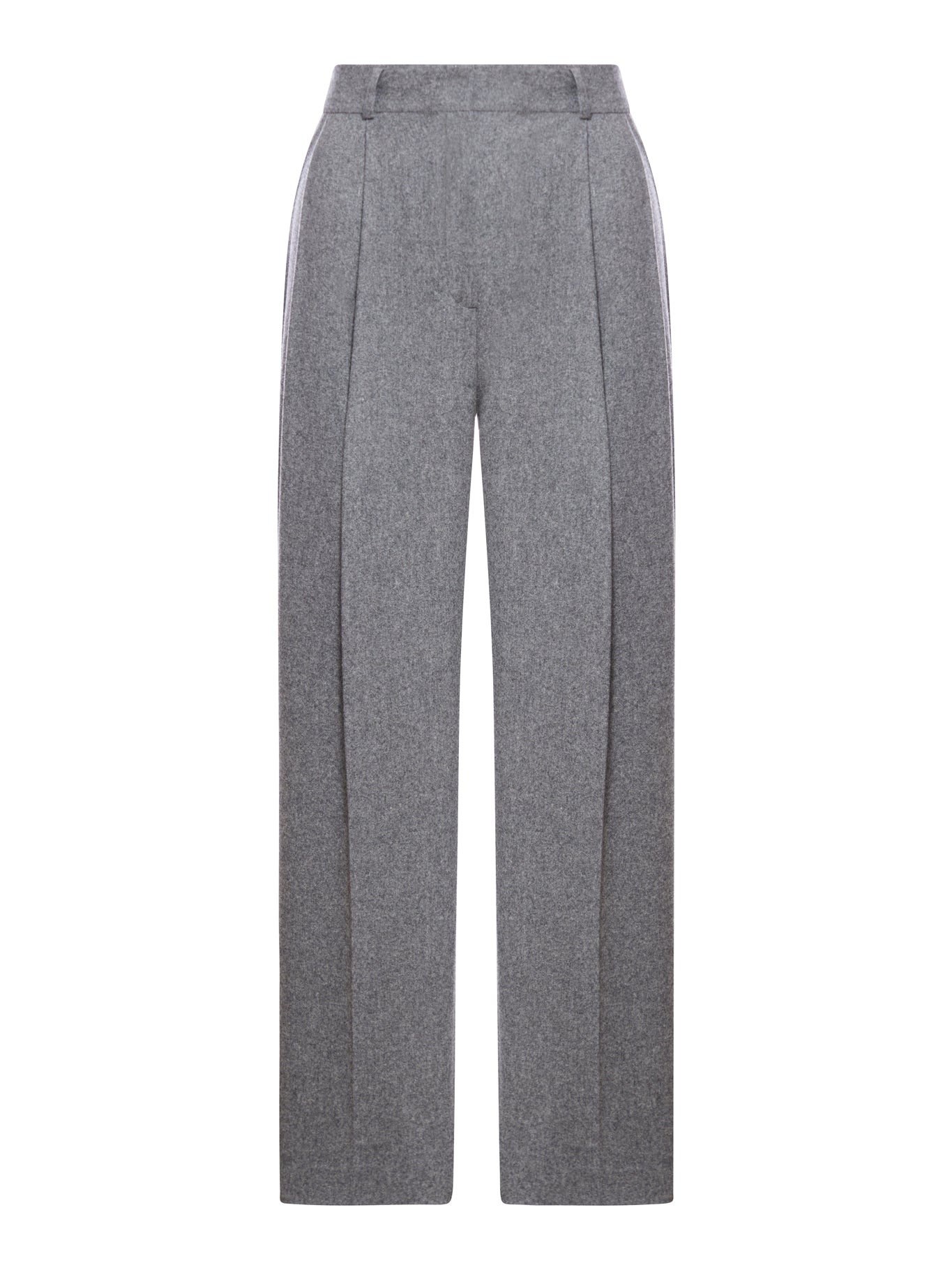 Wool blend trousers