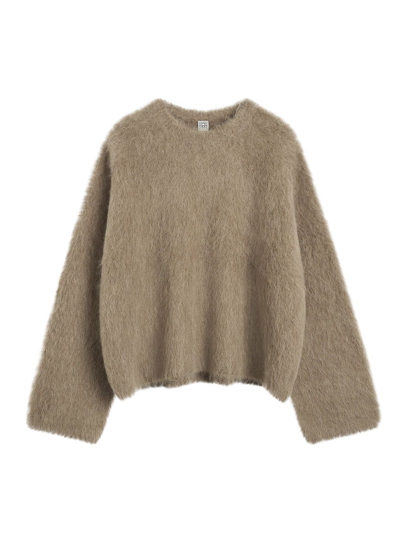 Boxy alpaca knit