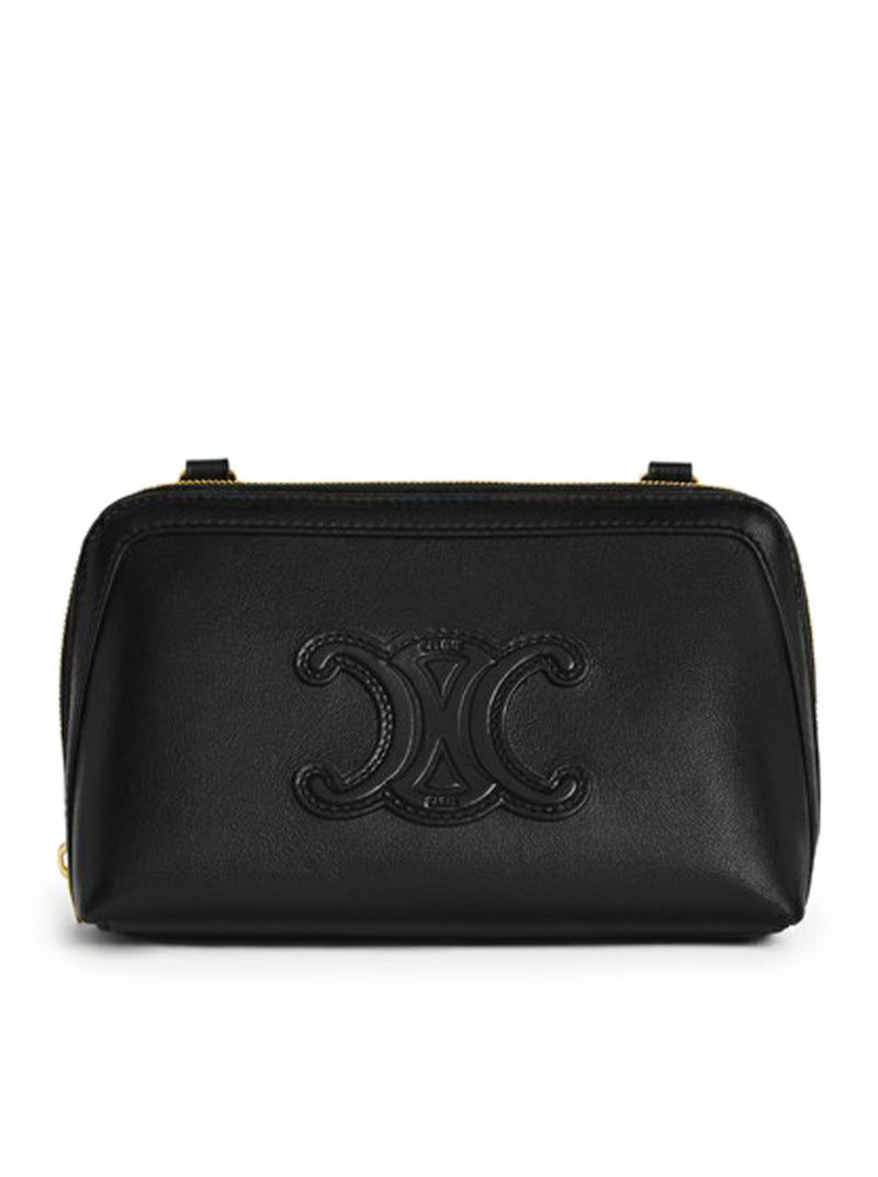 CUIR TRIOMPHE CHAIN POUCH IN SMOOTH CALFSKIN