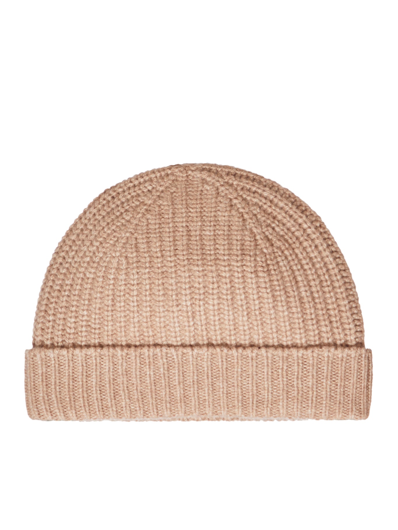 CLOCHE HAT WITH TRIOMPHE APPLICATION IN CASHMERE WITHOUT SEAMS