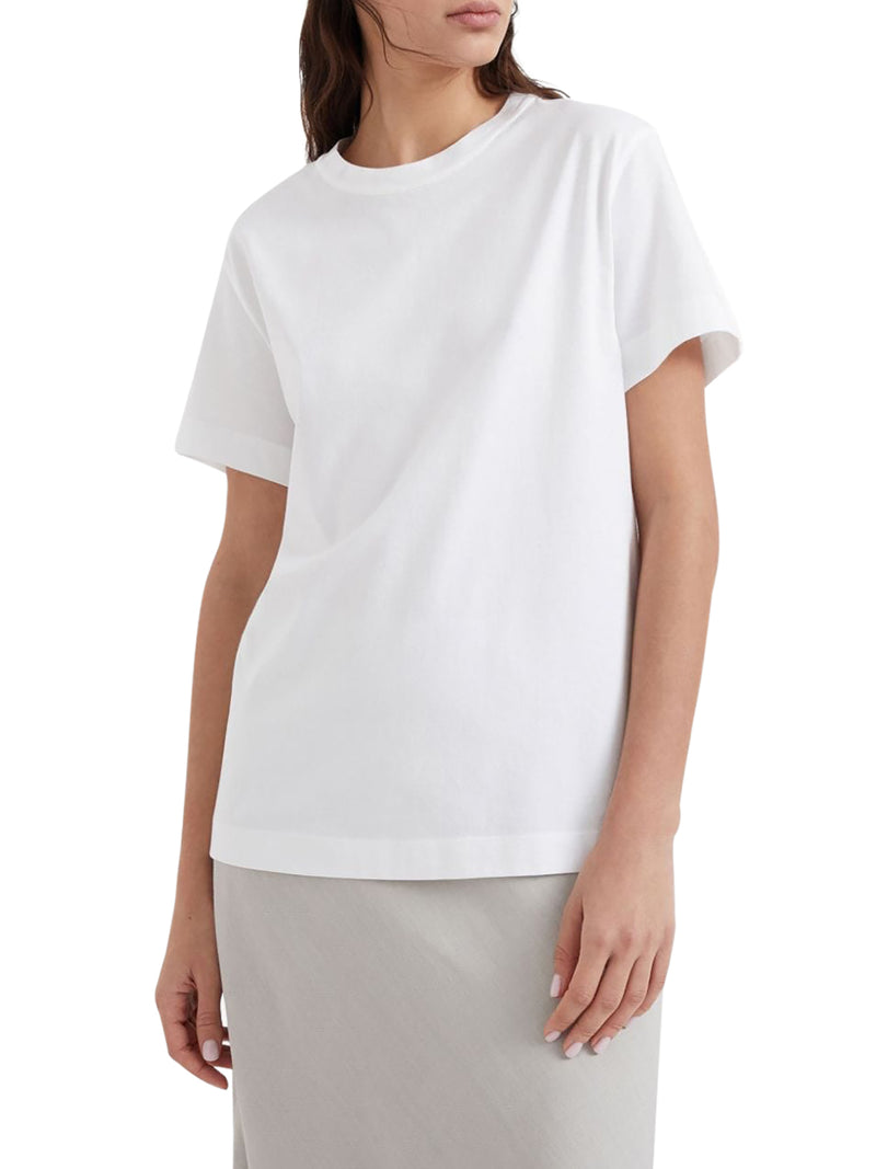 Monili-trim cotton T-shirt