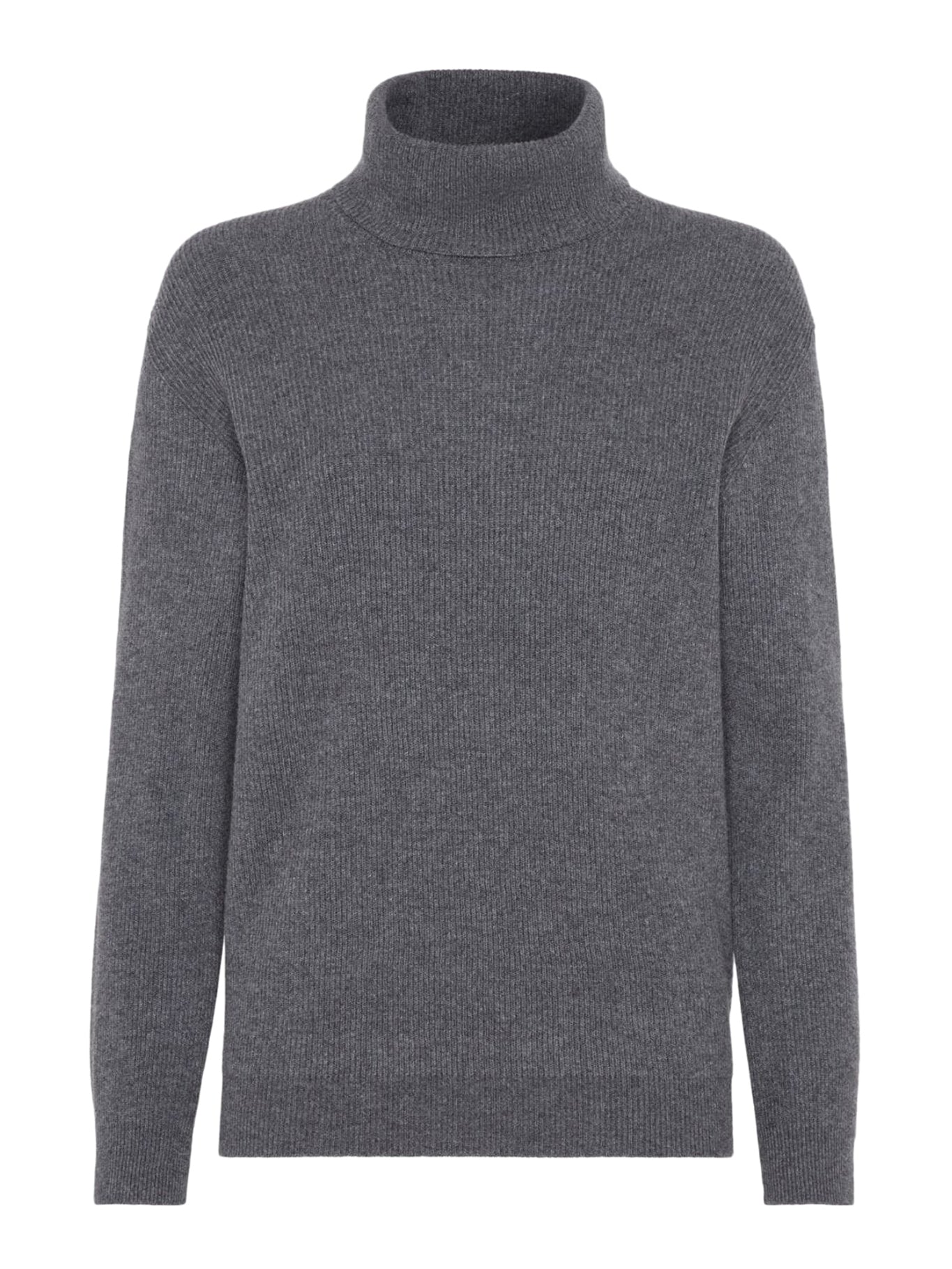 Roll-neck cashmere jumper