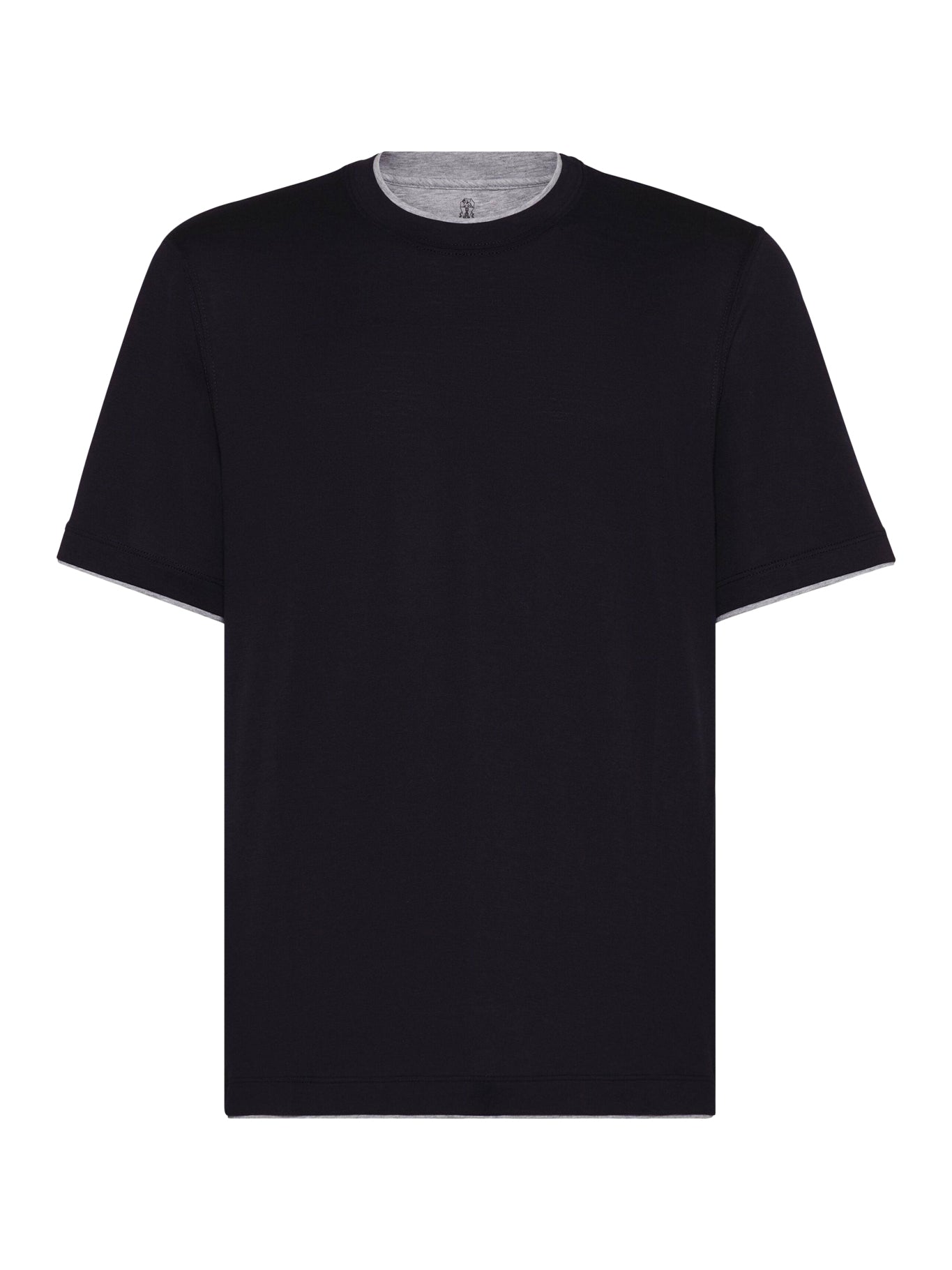 Jersey T-shirt with contrasting edging