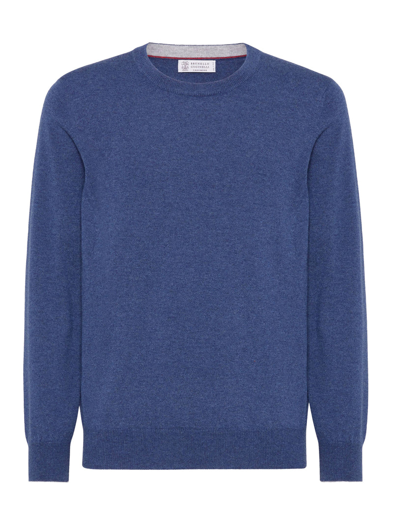 Crew-neck cashmere jumper